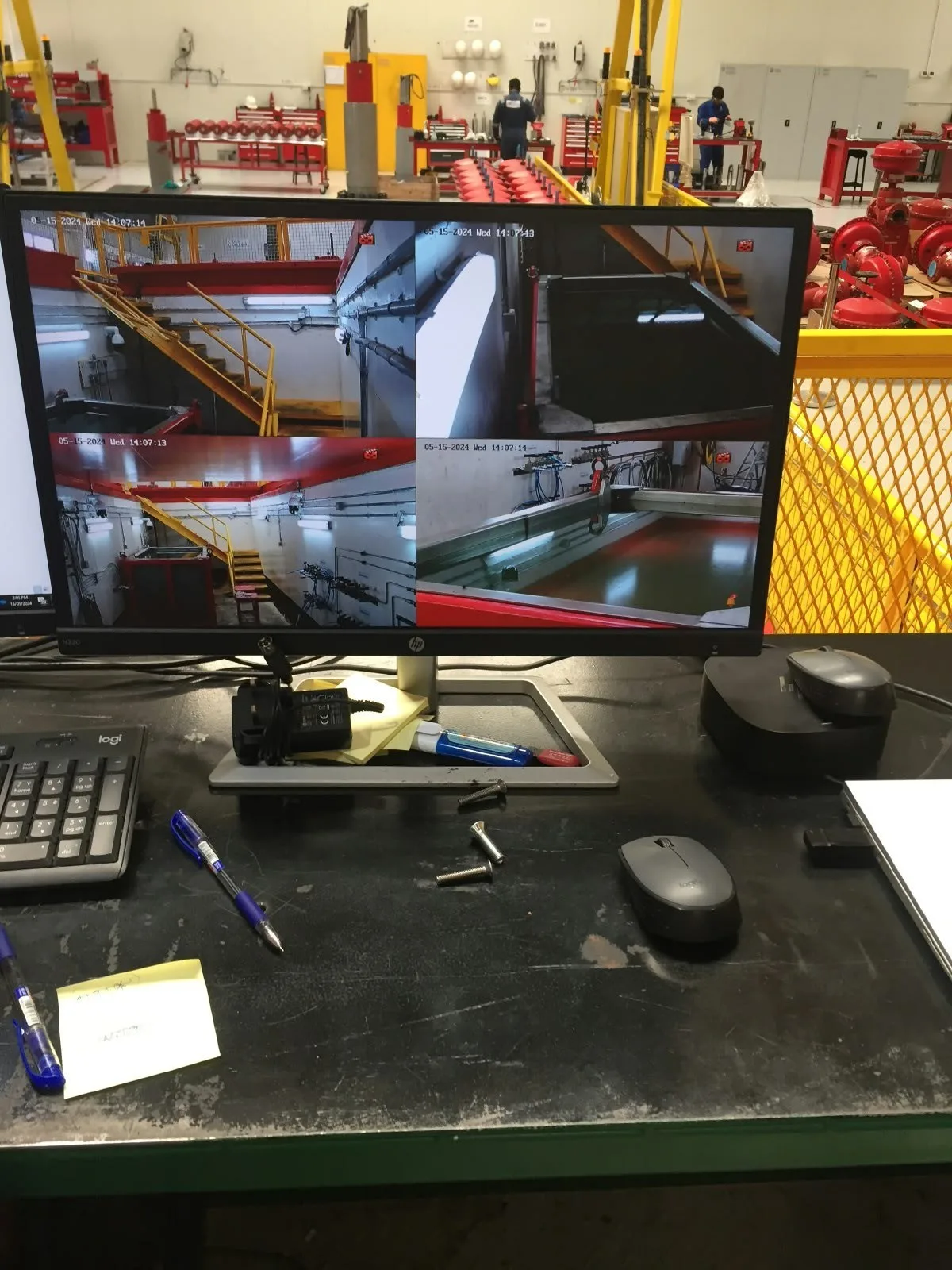 Pressure testing bay monitoring station in JAFZA Dubai